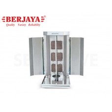 BER1-KM3-GAS KEBAB MACHINE(SHAWERMA GRILLER)-(MANUAL)-BERJAYA