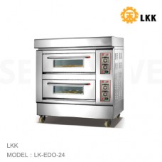 LK-EDO-24  เครื่องเตาอบที่ดาดฟ้า ELECTRIC OVEN 2-DECK 4-TRAY {W/TRAY 4 PCS} LKK