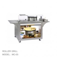 MC-03 ตู้จัดเก็บอุปกรณ์เครปมีล้อ CREPE WHEELED CUPBOARD ROLLER GRILL