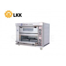 LKK1-LK-PL4-ELECTRIC INFRARED OVEN 2-DECK 4-TRAY {INCLUDE ALUMINIUM TRAY 4 PCS}, 380V 12000W-LKK