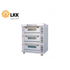 LKK1-LK-PL6-ELECTRIC INFRARED OVEN 3-DECK 6-TRAY {INCLUDE ALUMINIUM TRAY 6 PCS}, 380V 18000W-LKK