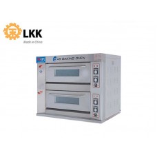LKK1-LK-QL4-GAS OVEN 2-DECK 4-TRAY {INCLUDE ALUMINIUM TRAY 4 PCS}, 0.66 KG/HR-LKK