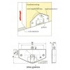 SDC03-30 อุปกรณ์สำหรับประตู 1 บาน อุปกรณ์บานเลื่อนในขอบ รับน้ำหนัก 30 กก. Sliding Door Fitting (Load Capacity 30 kg.)