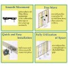 FDA-60-UN รางล่าง Bottom Rail อุปกรณ์บานเฟี้ยม Free Move