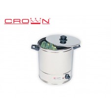 CRO1-SC1-STEAMER WITH BASKET 2400W 10AMP หม้อนึ่งไฟฟ้า-CROWN