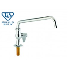 TS1-5F-1SLX12-FAUCET SINGLE HOLE 12" SPOUT (5F-1SLX00+5SP-12)-ก๊อกน้ำรูเดี่ยวอุณหภูมิเดียว-T&S