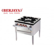 BER1-SP1-HP-GAS STOCK POT HIGH PRESSURE (PIPEAPPLE BURNER) 57,000 BTU/HR-BERJAYA