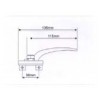 HD402B มือจับกระทุ้งรุ่นเสียบ Casement window Handle มือจับกระทุ้งรุ่นแปะ-เสียบ Hyda ไฮดรา HD402B มือจับกระทุ้งรุ่นเสียบ Casement window Handle มือจับกระทุ้งรุ่นแปะ-เสียบ Hyda ไฮดรา