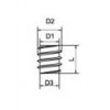 SDN-613 ตัวหนอนฝังไม้เหล็ก STEEL DRIVING NUT อุปกรณ์น็อคดาวน์ Knock Down