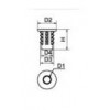 IF-611 ตัวหนามมีปีก INSERT NUT WITH FLANGE อุปกรณ์น็อคดาวน์ Knock Down