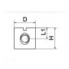 CDS-1020 สลักฝังไม้เหล็ก CROSS DOWEL STEEL อุปกรณ์น็อคดาวน์ Knock Down