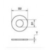 WS-102216 แหวนอีแปะมิล STEEL WASHER IN METRIC อุปกรณ์น็อคดาวน์ Knock Down