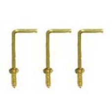 SL-112G ตะขอตัวแอล ชุบทองเหลือง SCREW-L (GOLD) อุปกรณ์น็อคดาวน์ KNOCK DOWN