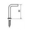 SL-10G ตะขอตัวแอล ชุบทองเหลือง SCREW-L (GOLD) อุปกรณ์น็อคดาวน์ KNOCK DOWN