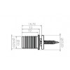 DM-05 กันชนแบบฝังขนาดเล็ก MAGNETIC CATCH DIA 10 MM. กันชนแม่เหล็ก MAGNET LATCH 