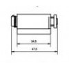 DM-30BR กันชนกระเด้งคุ่ DOUBLE MAGNETIC LATCH กันชนแม่เหล็ก MAGNET LATCH 