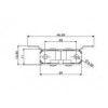 SMC-40AC กันชนก้ามปูสี่เหลี่ยมล้อซ่อน (รุ่นบาง) ROLLER CATCH กันชนแม่เหล็ก MAGNET LATCH 