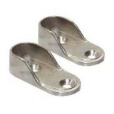 PHP-15 ตัวรับท่อรูปไข่ ขนาด 15*30 mm. zinc alloy OVAL PIPE HOLDER อุปกรณ์รับท่อ PIPE HOLDER 