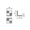 SA-2060 เหล็กฉาก รุ่นกว้าง 20 มิล STEEL BRACKETS ฉาก BRACKETS 