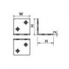 SA-4B เหล็กฉาก รุ่นกว้าง STEEL BRACKETS ฉาก BRACKETS 