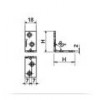 SASL-4S ฉากสแตนเลส รุ่นกว้าง 18 มิล STAINLESS STEEL BRACKETS ฉาก BRACKETS 