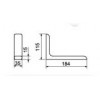 SB-180GR ฉากเหล็กรับชั้นไม้ มีพลาสติกคลอบ SHELF SUPPORT ฉากเหล็กรับชั้น SHELF SUPPORT 