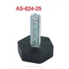 AS-824-25 สกรูปรับระดับขนาดเล็ก เกลียว 8 มิล ADJUSTABLE GLIDES 6 mm. สกรูปรับระดับ ADJUSTABLE GLIDES