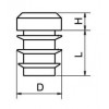 IS-112 ฝาปิดด้านในท่อสี่เหลี่ยม CAP FOR SQUARE PIPE สกรูปรับระดับ ADJUSTABLE GLIDES