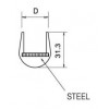 OR-34 ฝาปิดท่อกลมแบบสวมรุ่นเสริมแหวนเหล็ก COVER CAP FOR ROUND PIPE อุปกรณ์ขารองท่อ PIPE FITTING