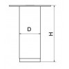 SF-20100 ขาโซฟาเหล็กแป๊บกลม STEEL SOFA LEG ขาโต๊ะ TABLE LEG