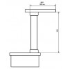 BAR-200 เสาสำหรับเคาเตอร์แบบตรง BAR STAY COLUMN ขาโซฟา SOFA LEG