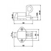 BBSP-100SA กลอนสปริง SPRING LOCK กุญแจ LOCK