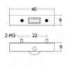 CI02-B ลูกล้อ อุปกรณ์บานเลื่อนกระจก(อะลูมีเนียม) Sliding Glass Door Fittings (Aluminium)