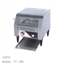 TT-300 เครื่องอบขนมปังสายพานลำเลียงไฟฟ้า ELECTRIC CONVEYOR TOASTER 220V /2240W JUSTA