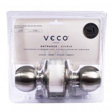 V241-0010 ลูกบิดหัวกลมสเตนเลส 75 mm VECO