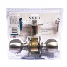 V241-0015 ลูกบิดหัวกลมสเตนเลส 75 mm VECO