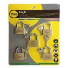 Y111-1185 ชุดกุญแจทองเหลืองแท้ 45x4-50x1 mm Yale