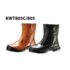 KWT805C/805 รองเท้าบู๊ทนิรภัยสีน้ำตาล / สีดำ หัวเหล็ก พื้นเหล็ก KING'S 