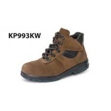 KP993KW รองเท้าหนังหุ้มส้นสีน้ำตาลเข้ม KING'S 
