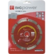 DB100-D ใบเพชรตัดหินอ่อน/คอนกรีต 4"x รู20mm. (แห้งร่อง) BIGPOWER DB100-D ใบเพชรตัดหินอ่อน/คอนกรีต 4"x รู20mm. (แห้งร่อง) BIGPOWER