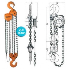 VL5-05 รอกโซ่ ชนิดตลับลูกปืน Needle Bearing  VITAL ไวทัล ขนาด 0.5 ตัน