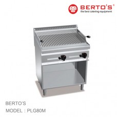 BES1-PLG80M เตาย่างหินลาวาแบบใช้แก๊ส BERTO'S 