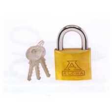 78-080362 กุญแจเหล็กสีทอง เบอร์ 362 ( 25 มม.) ALOHA