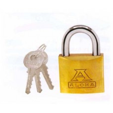 78-080365 กุญแจเหล็กสีทอง เบอร์ 365 ( 50 มม.) ALOHA