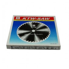 K171-0010 ใบเลื่อยวงเดือนเล็บคาร์ไบด์ตัดไม้ ขนาด4"จำนวนฟัน 24T ชนิดบาง KTW-SAW เค-ที-ดับบลิว-ซอว์