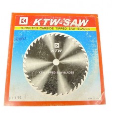 K181-1065 ใบเลื่อยวงเดือนตัดน้ำแข็ง/ไม้ ขนาด7" จำนวนฟัน50T KTW-SAW เค ที ดับบลิว-ซอว์