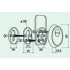 E70026-Security Escutcheons for Mortise Locks  ชุดนิรภัยสำหรับมอร์ติสล็อค อุปกรณ์ประตู Veco วีโก้