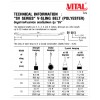 SV-75-4 เข็มขัดยกของ รุ่น "SV" ผลิตจากโพลีเอสเตอร์พิเศษ VITAL ไวทัล