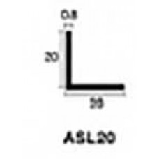 ASL20 สแตนเลสตัวL ยาว2.44m. 