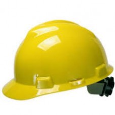 9112821 MSA V-GARD หมวกนิรภัย สีเหลือง รุ่น   V-Gard MSA 